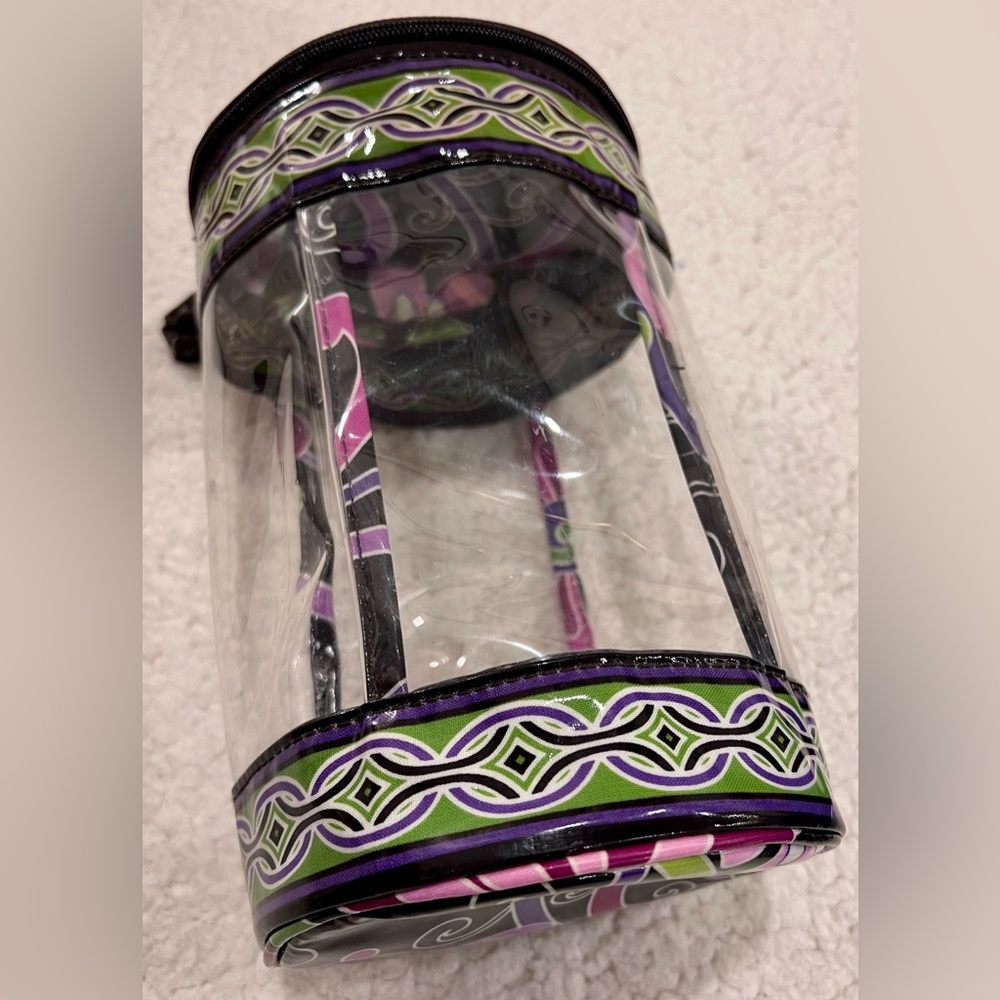 Vera Bradley Clear Makeup Bag